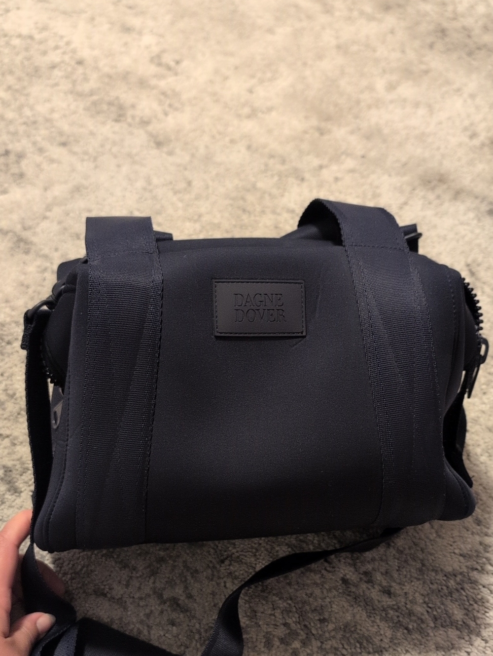 Dagne Dover Small Navy Landon Crossbody Bag